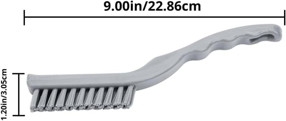 Color-Coded Orange Detail Brush for Kitchen & Bathroom Cleaning