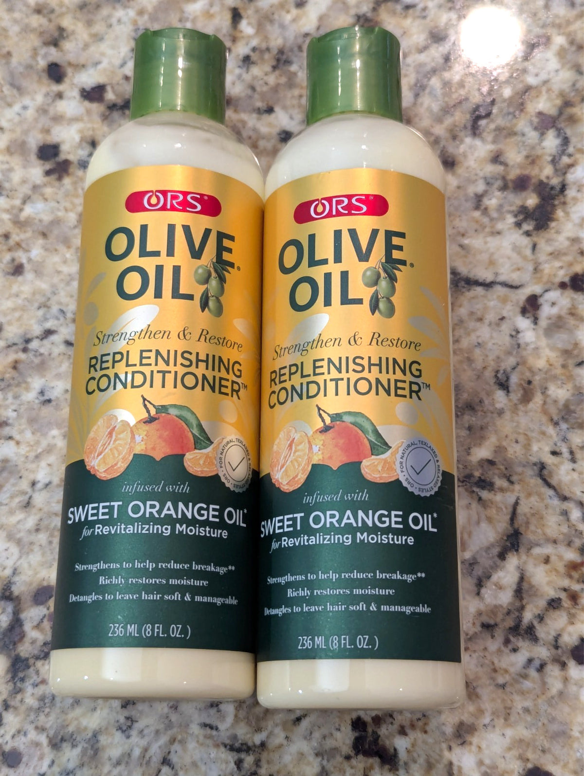 Olive Oil Replenishing Conditioner with Sweet Orange Oil - 8 fl oz, Pack of 2
