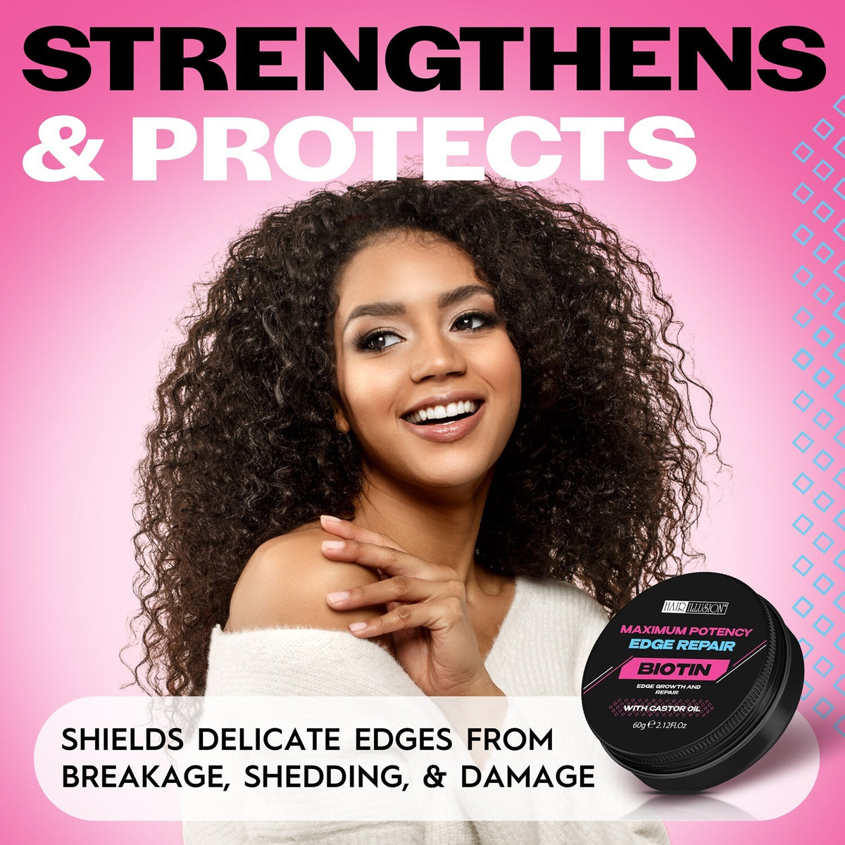 Edge Repair Balm with Biotin & Castor Oil