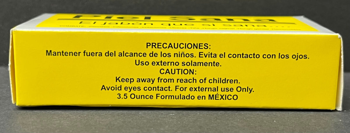 NEW Jabon Piel Sana 3.5 Oz Hecho En Mexico Made in