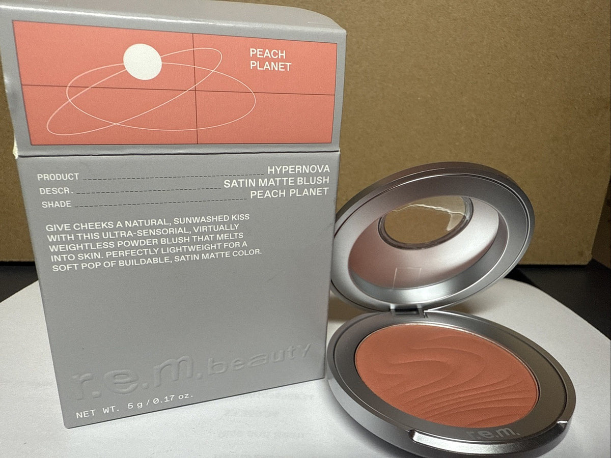 Satin Matte Blush Peach Planet 5g - Hypernova Face Makeup
