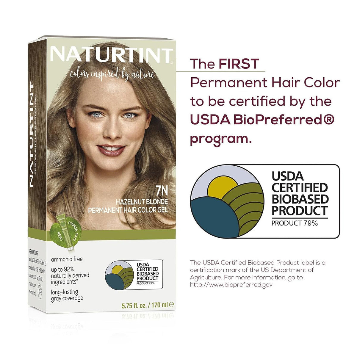 Naturtint Permanent Hair Colorant 7N Hazelnut Blonde