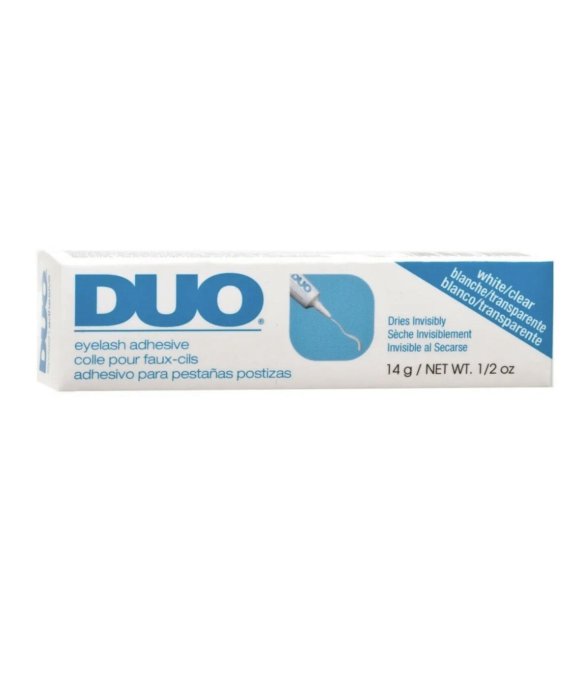 Strip Eyelash Adhesive - Clear White 0.5 oz / 14g for False Eyelashes