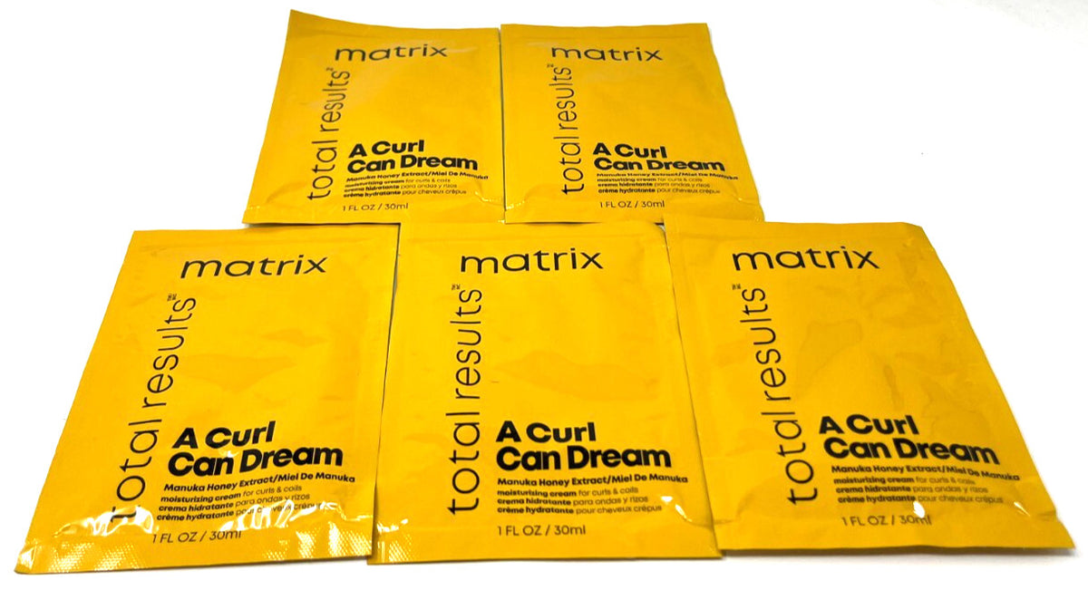Moisturizing Curl Cream for Natural Hair - Pack of 5, 1 fl oz Each