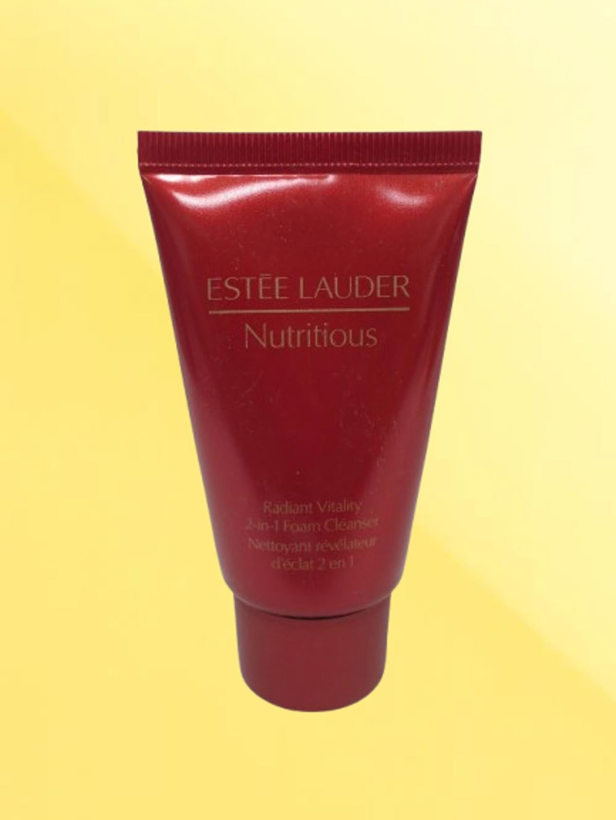Luxury Facial Cleanser Foam - Nutritious Radiant Vitality 2-in-1 1oz, Lot of 3