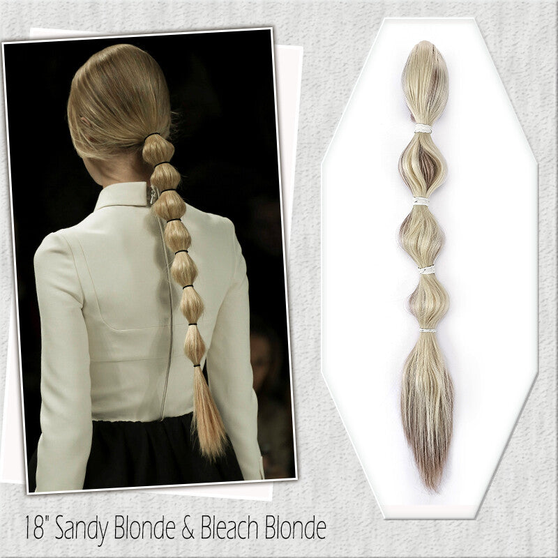 Fake Ponytail Clip-In Hair Extension Thick Natural Look 14 Inches