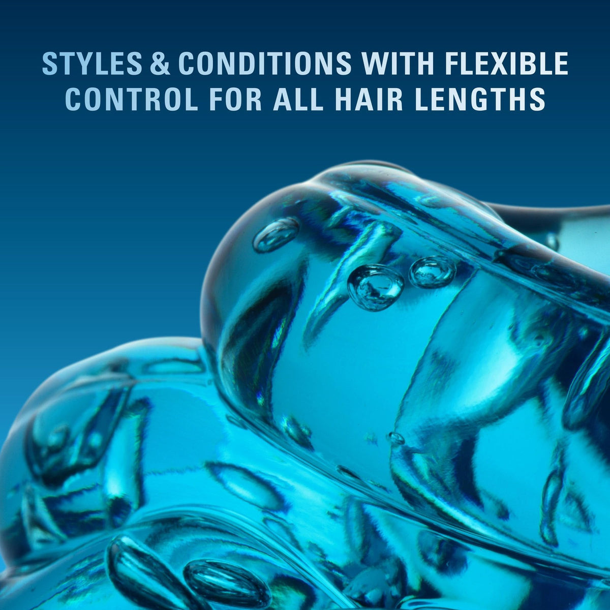 Flex Hold Hair Gel 9.8oz - Strong Hold, Hydrating with Keratin Amino Acids