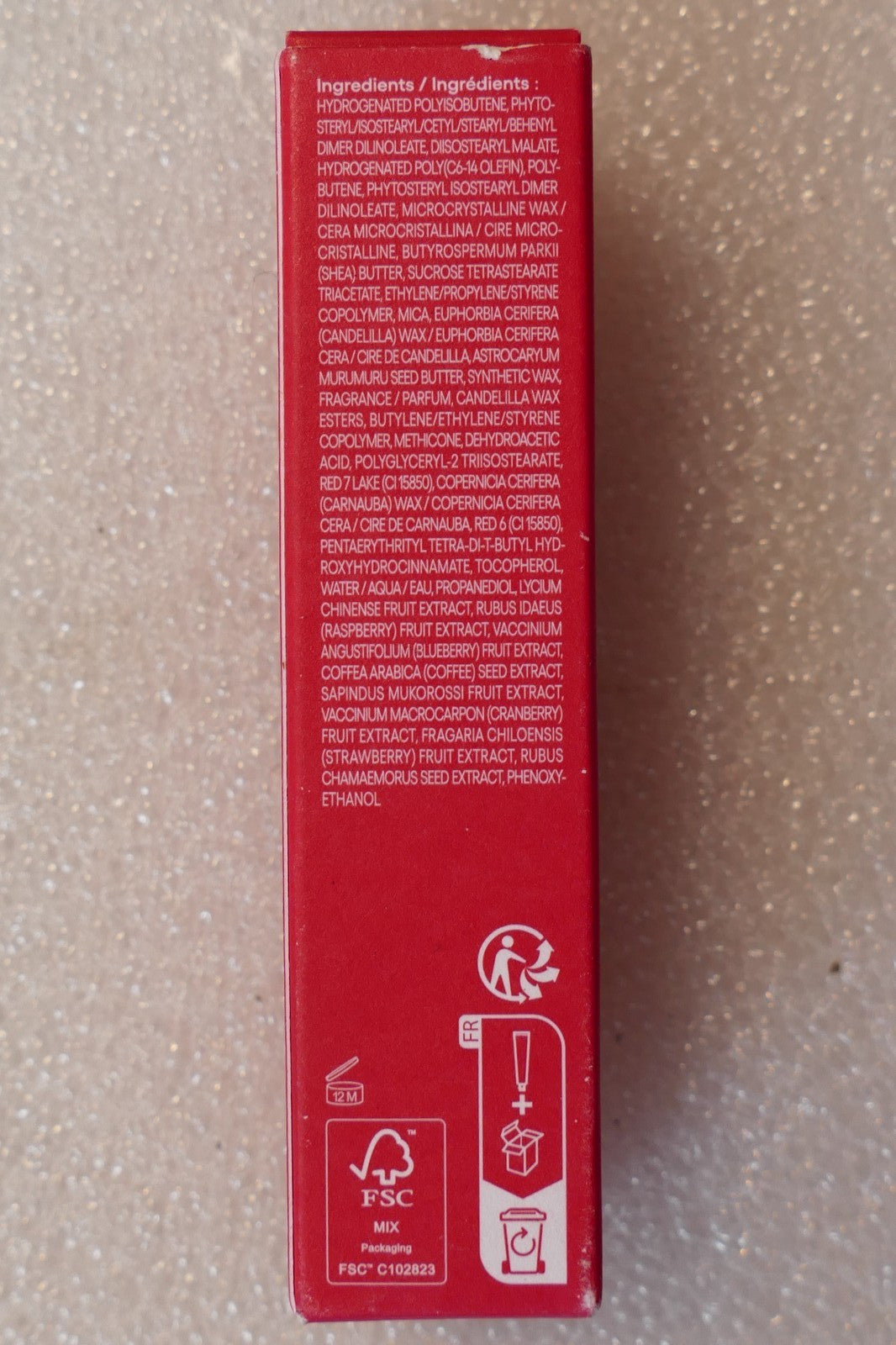 Lip Glowy Balm Berry Fruits Rouges - Full Size 0.35oz Lip Care