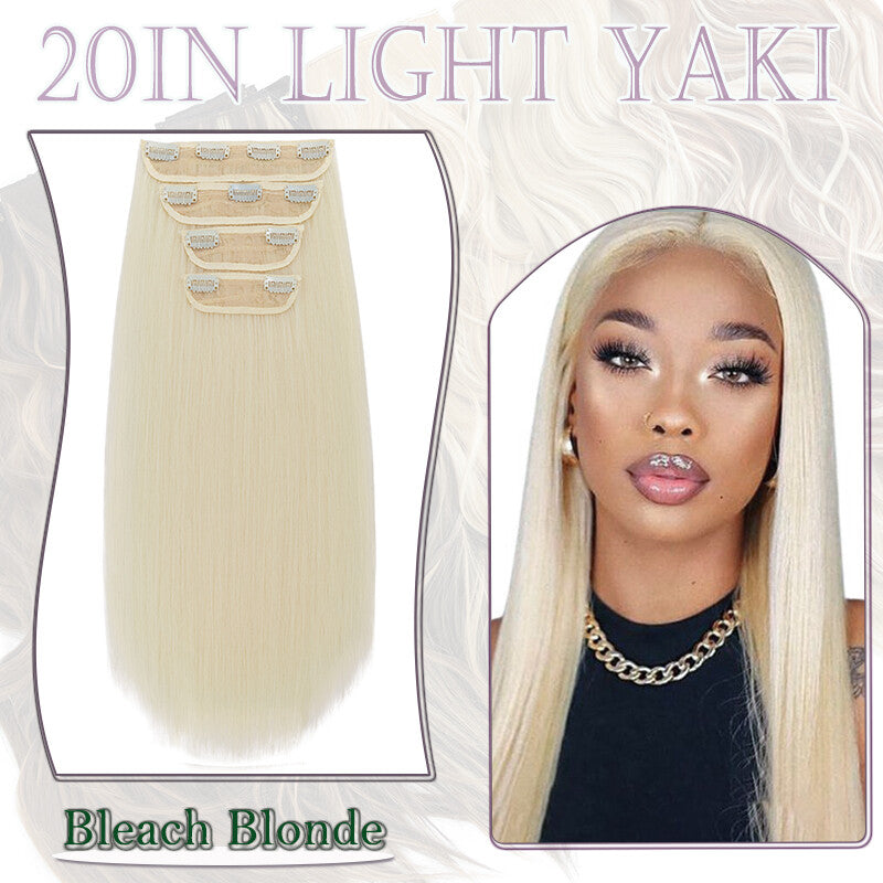 Double Weft Clip-In Human Hair Extensions Full Head - Multiple Colors & Lengths