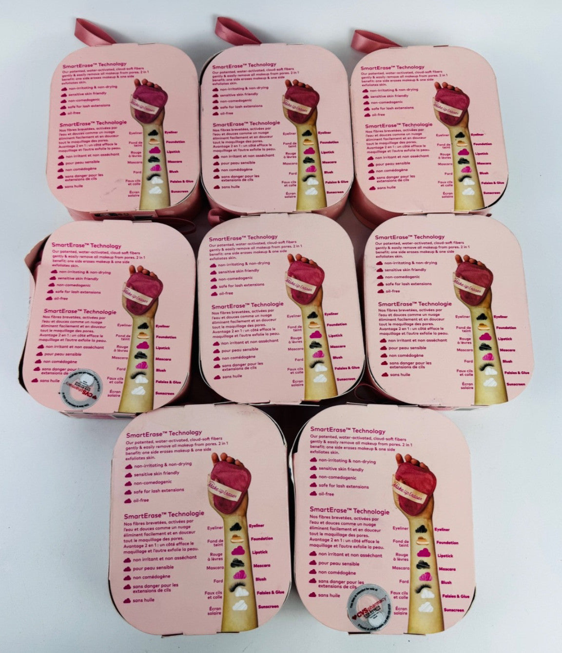 Makeup Eraser Bundle of 8 Cheeky Neutrals 5-Day Reusable Makeup Remover Cloths
