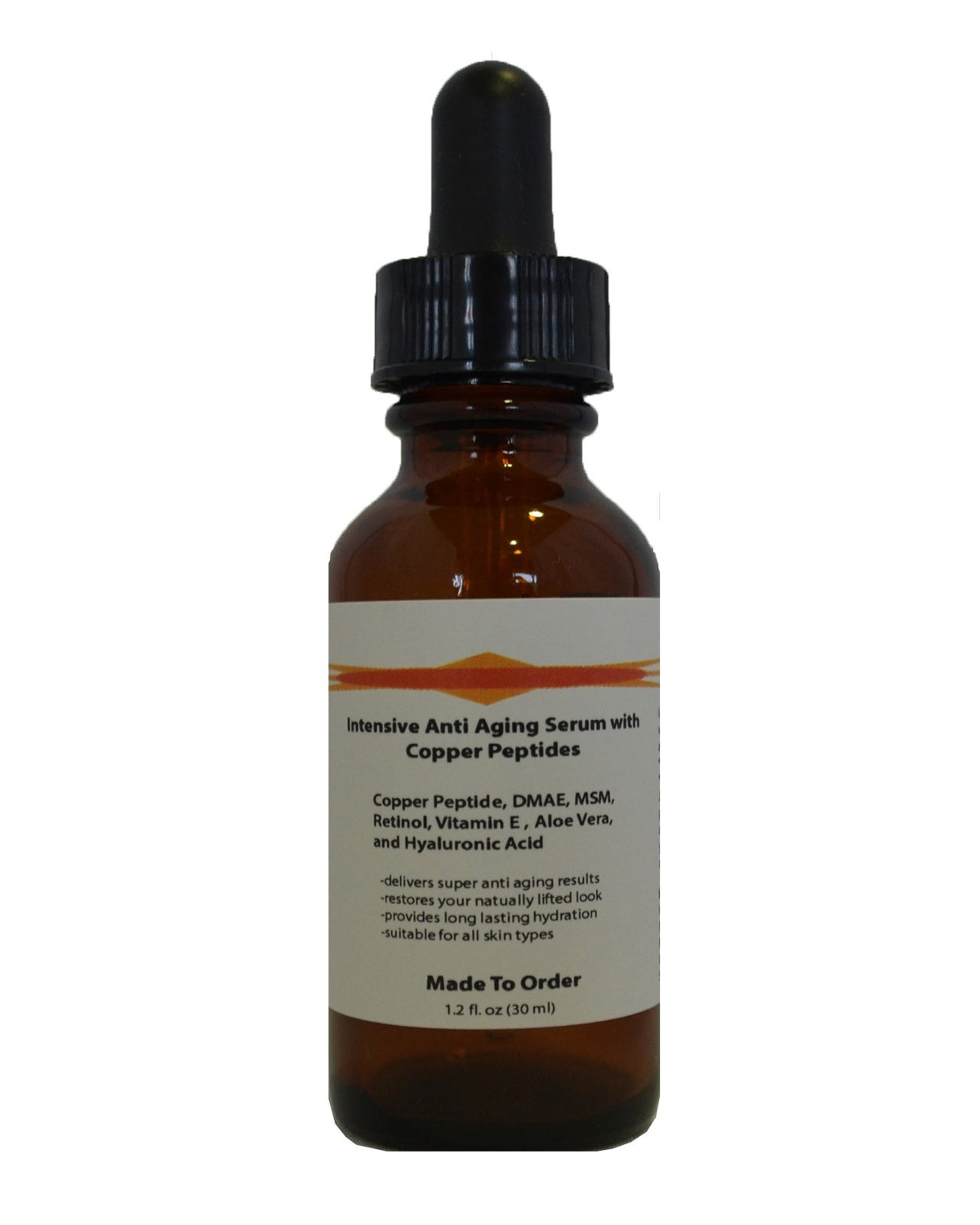 Anti-Aging Face Serum with Copper Peptide Hyaluronic Acid | Youthful Skin Treatment