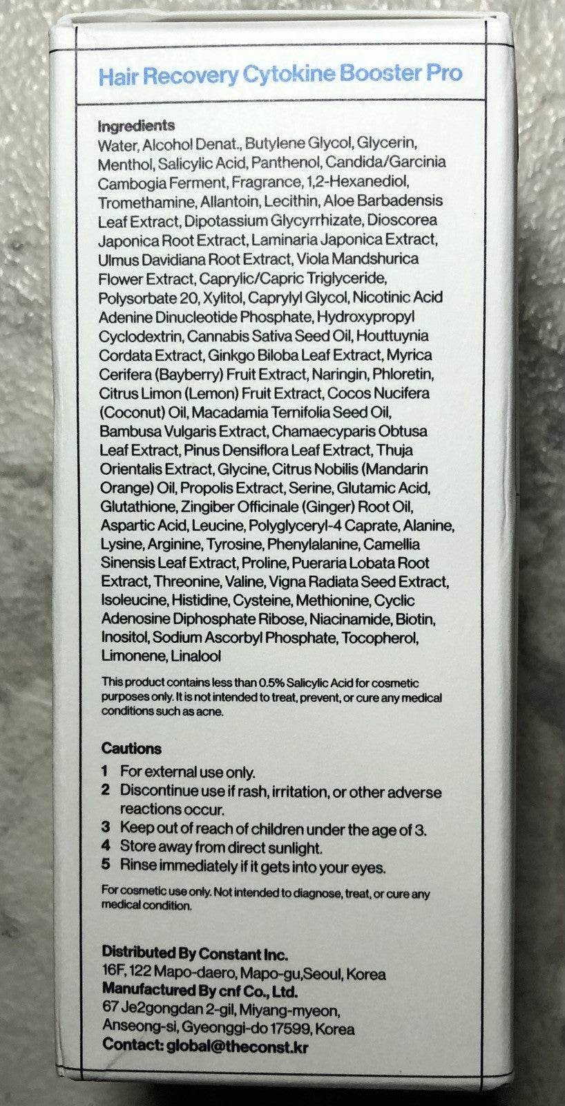 Refilled Hair Recovery Cytokine Booster Pro Daily Scalp Serum