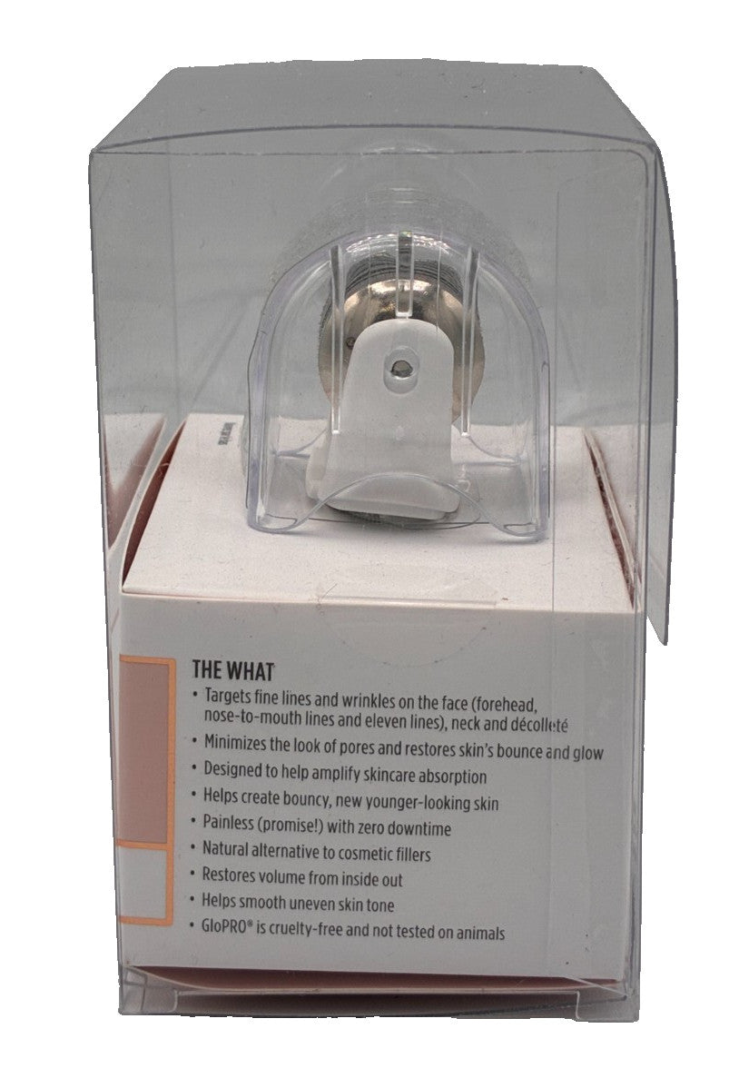 BeautyBio Glopro Face Micro Tip Attachment - White, New in Box