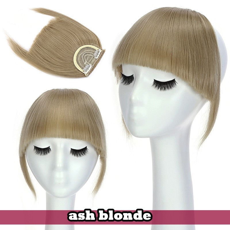 Women Braid Headband Topper with Bangs - Instant Hair Fringes & Hairbands
