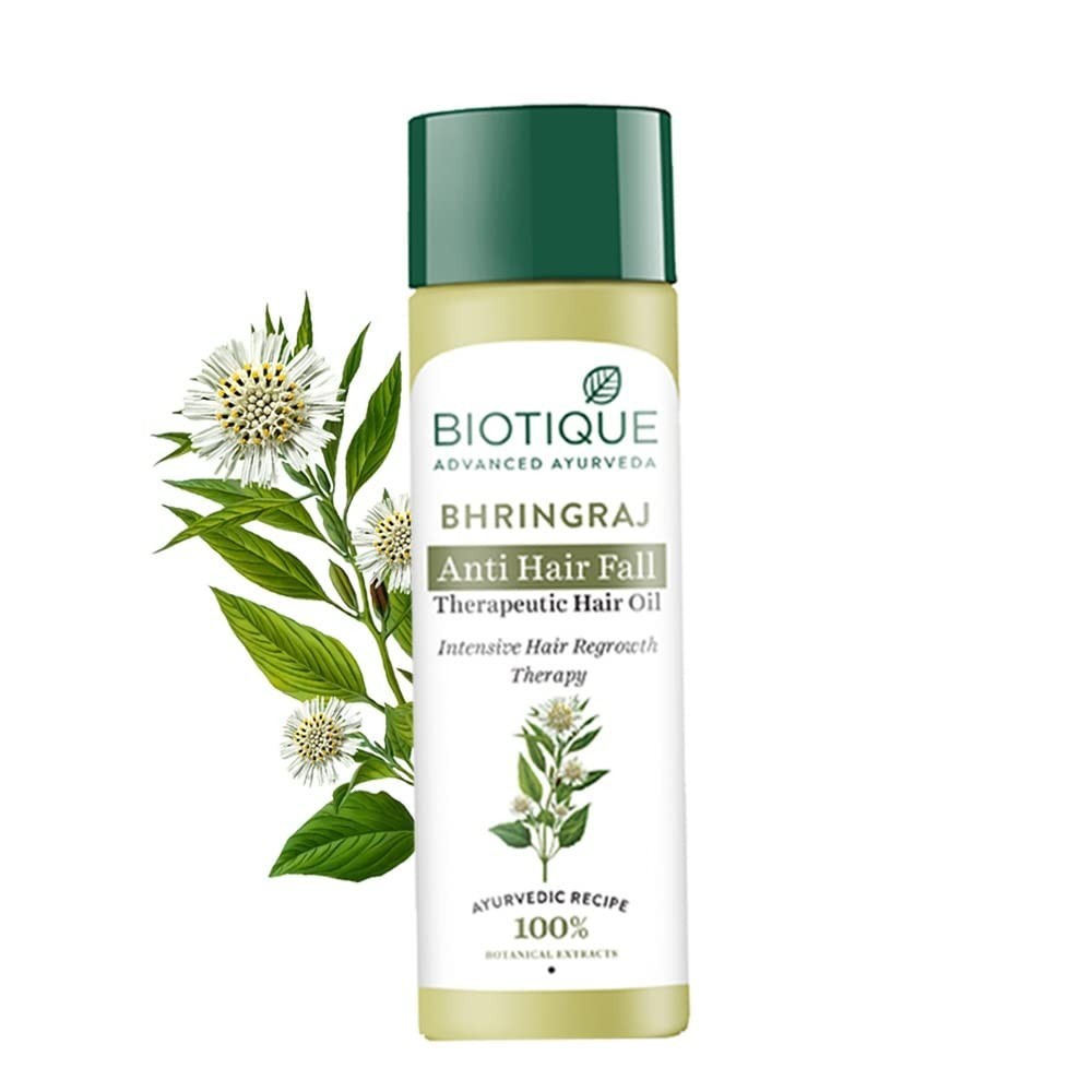 Ancient Herbal Bhringraj Hair Oil - Therapeutic 4.06oz for Damage