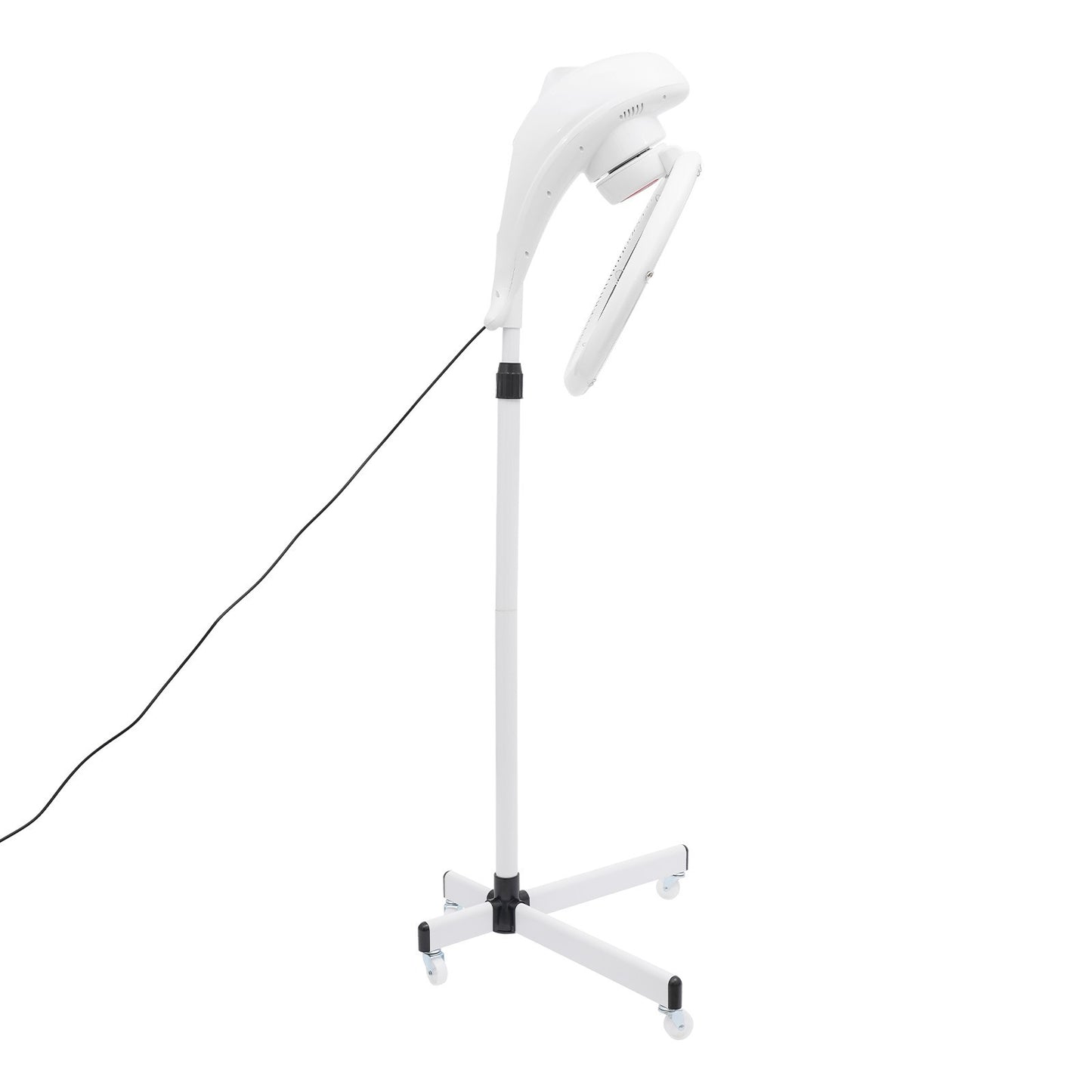 Adjustable Infrared Salon Hair Dryer Stand with Wheels for Styling