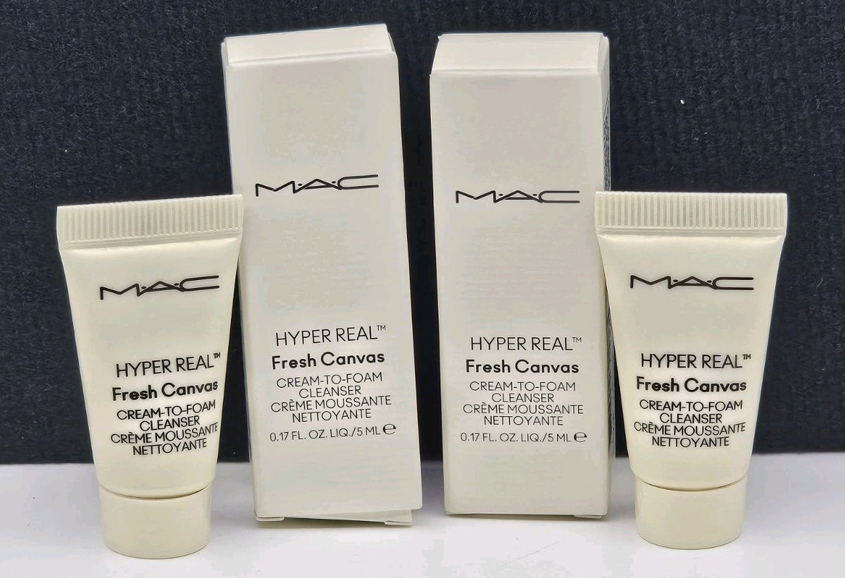 Travel Size Facial Cleanser - Fresh Hyper Real Canvas Cream to Foam 0.17 Fl Oz