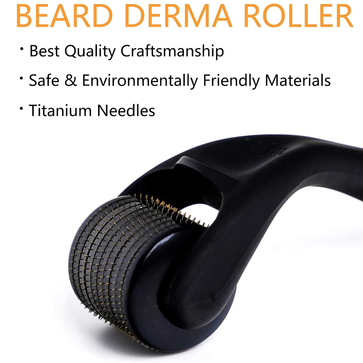 Microneedling Derma Roller 0.25mm - Skin Rejuvenation Tool Black