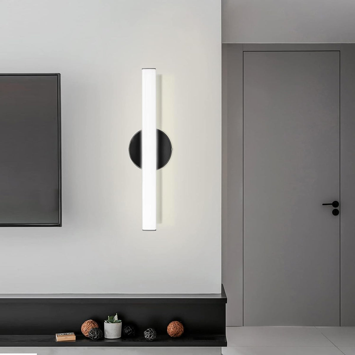 2 Pack LED Bathroom Vanity Light Fixtures 17.3 Inch Dimmable Wall Lamps