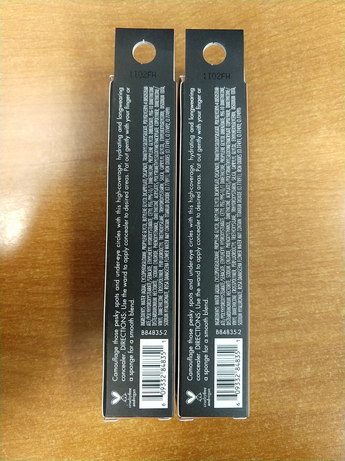 Hydrating Full Coverage Concealer Tan Latte 0.2 oz - 2 Pack