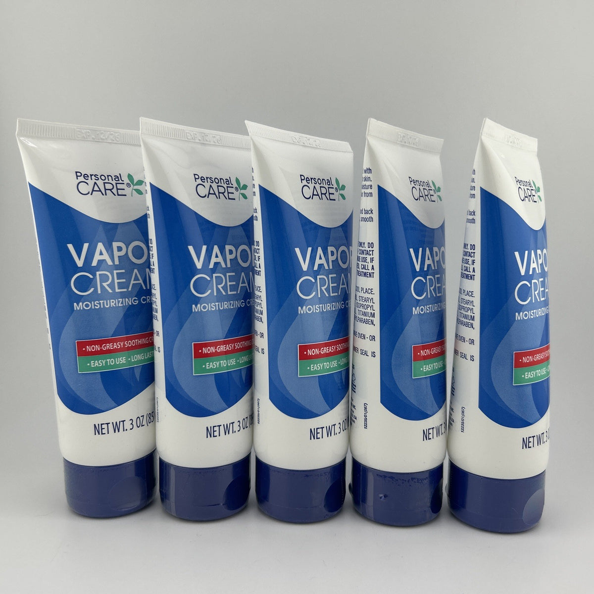Vapor Cream 5-Pack, Soothing & Moisturizing, 3oz Each