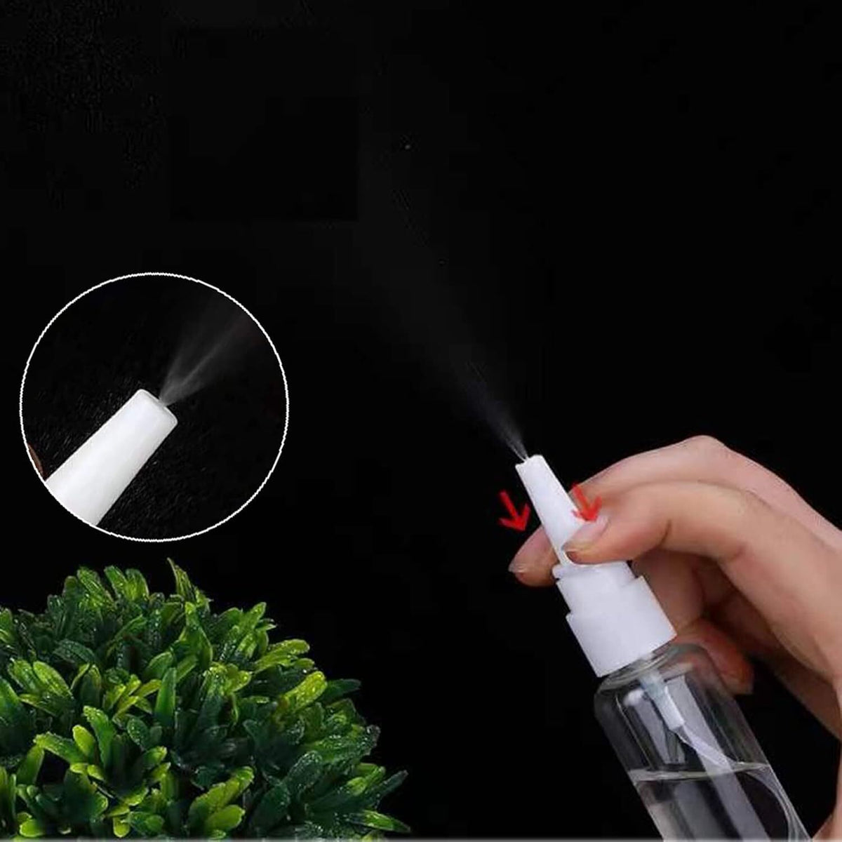 3 Pack Reusable Nasal Spray Bottles - Mist Spray, Leak-Proof, 10ml