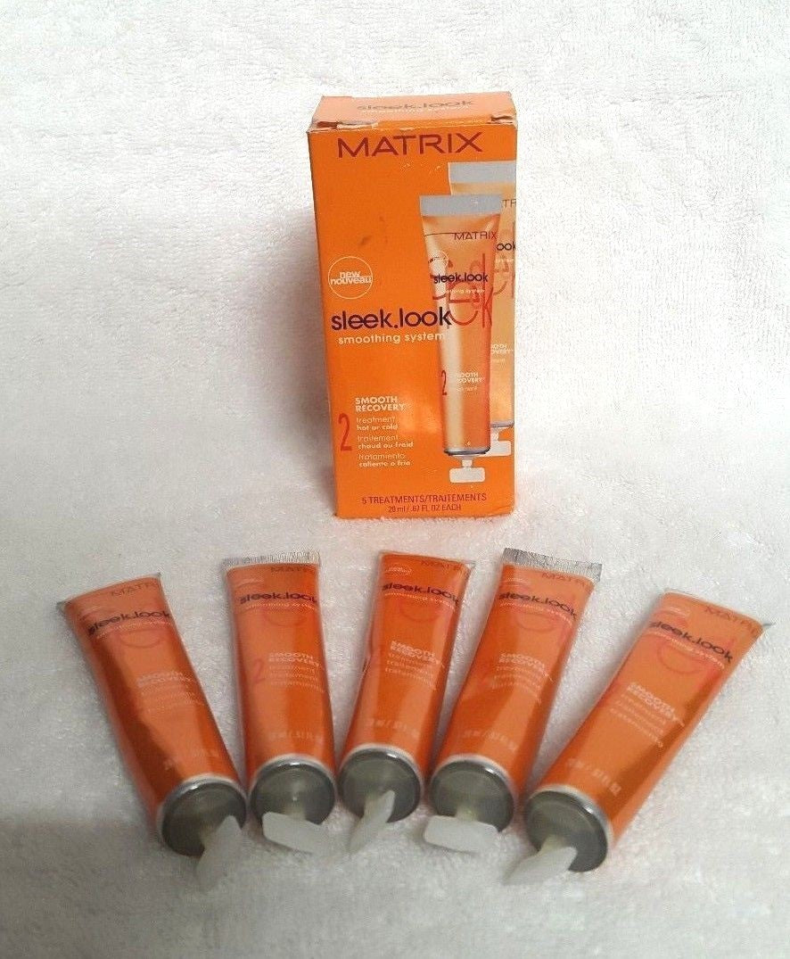Hair Smoothing Treatment - Repair Damaged Hair, Humidity Protection, 5 Tubes 20ml