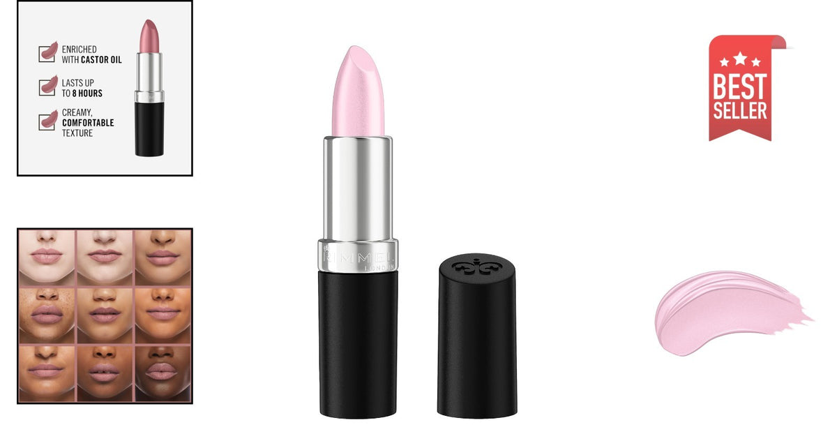Long-Lasting Lipstick 002 Candy - Up to 8 Hours Hydrating, Vibrant Color