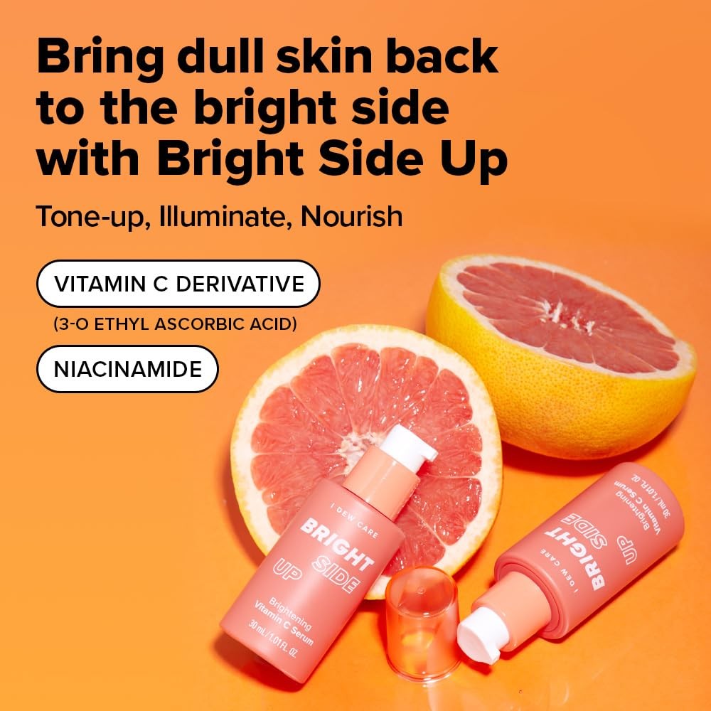 Vitamin C Brightening Skincare Set with Serum, Moisturizer & Lip Mask - Travel Size, Radiance Boost