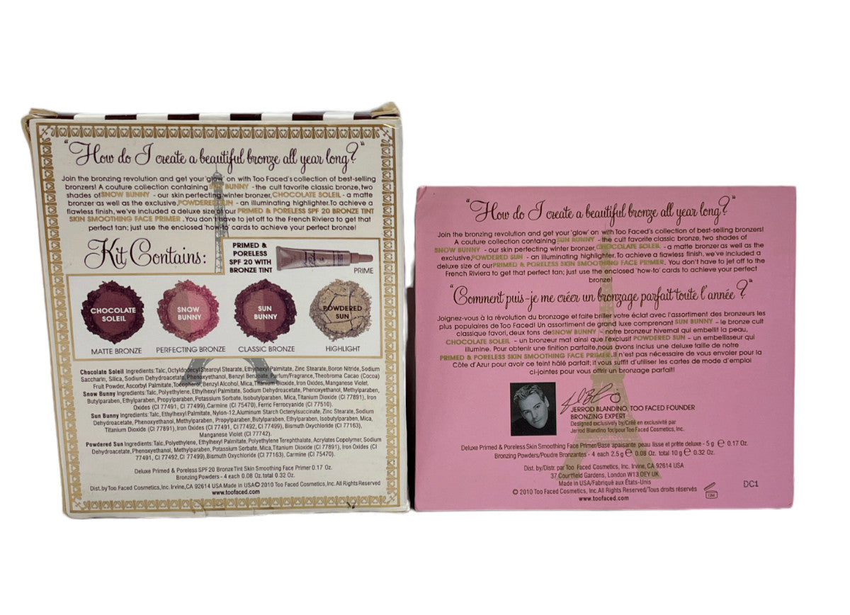 Too Faced Bronzed, The Beautiful Makeup Kit - Bronzer, Highlight & Primer Set