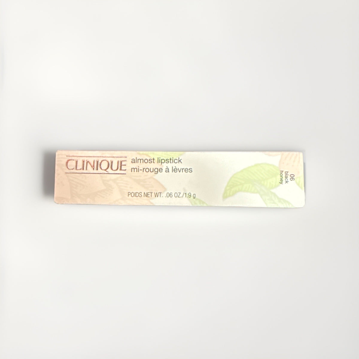 Clinique Lipstick Almost Lipstick #06 Black Honey 1.9g Full Size New