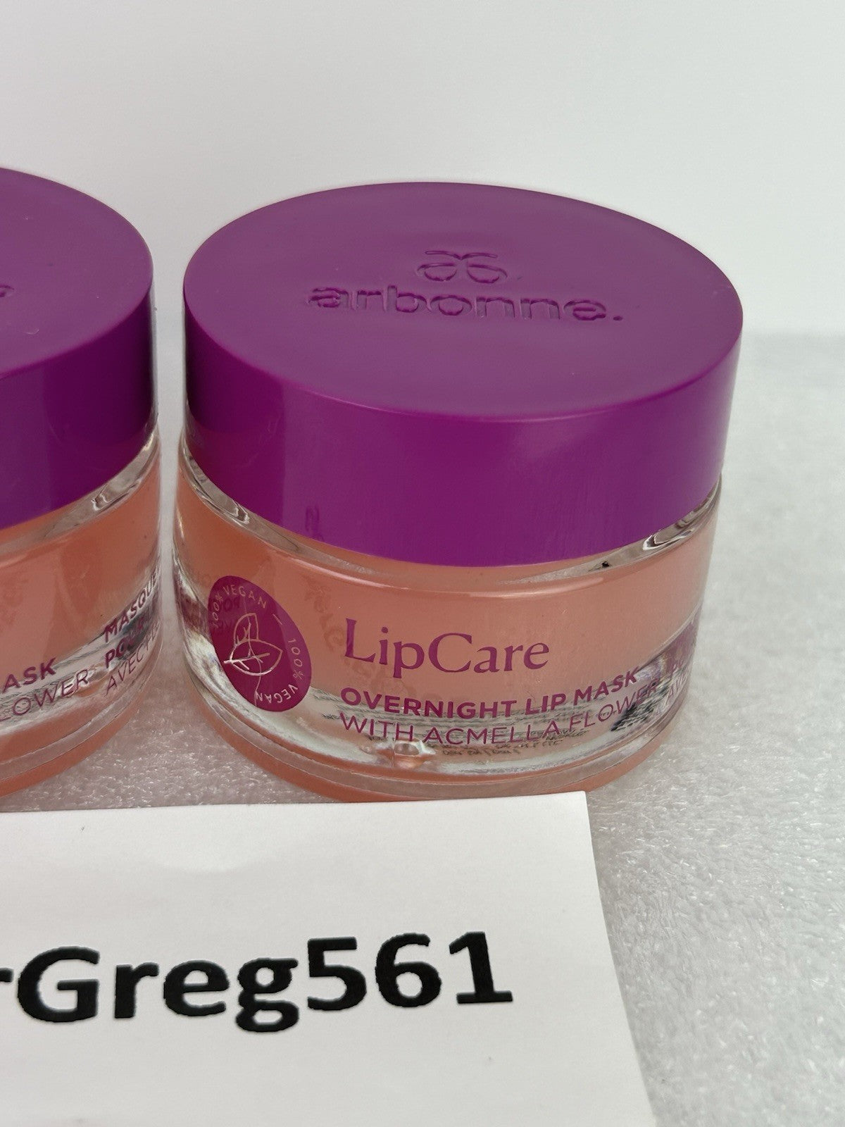 Overnight Lip Mask for Chapped Lips with Acmella Flower - 2 Pack