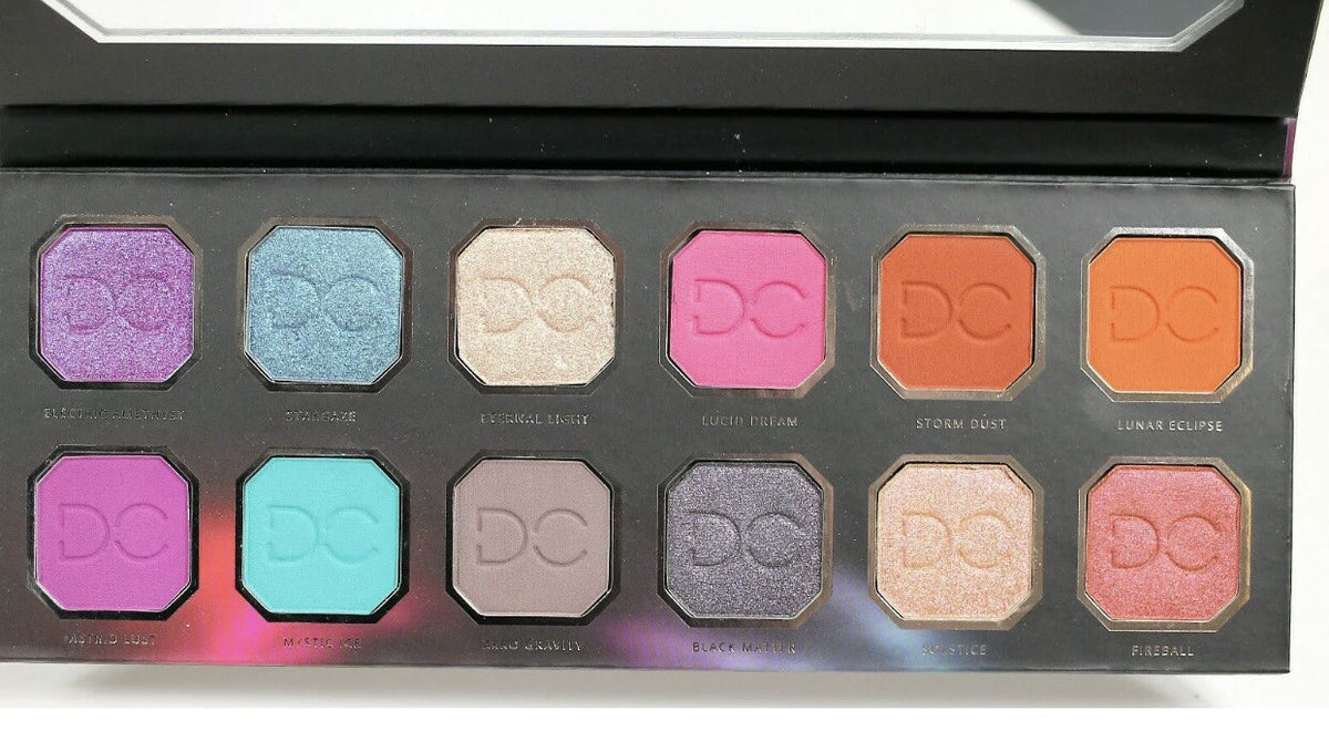 12-Shade Eyeshadow Palette with Colorful and Metallic Shades - New