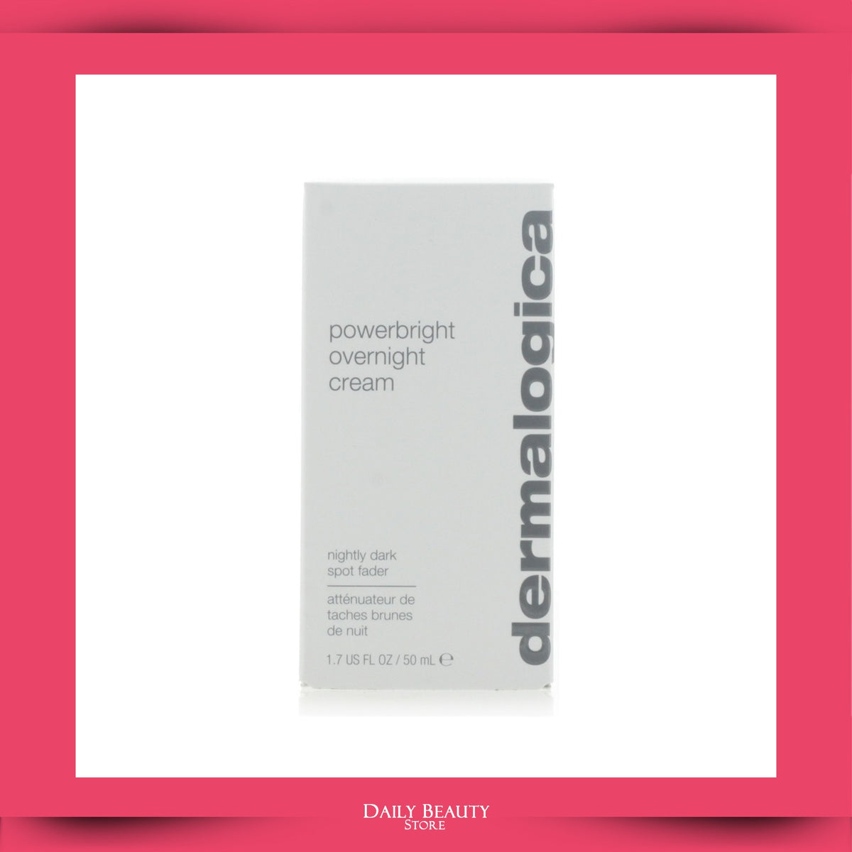 Dermalogica PowerBright Overnight Brightening Cream 50ml - Fades Dark Spots, Restores Glow