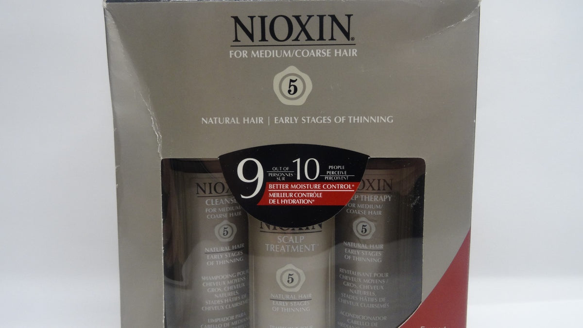 Nioxin System 5 Hair Thinning Treatment Kit - Medium Coarse