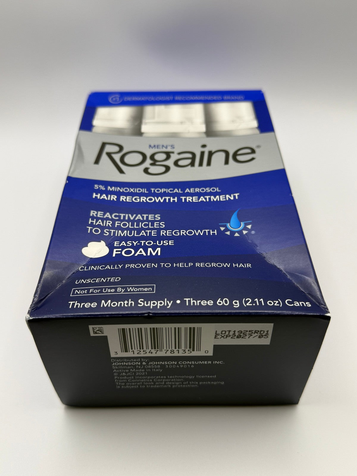 5% Minoxidil Foam Hair Regrowth Treatment for Men - 3 Month Supply