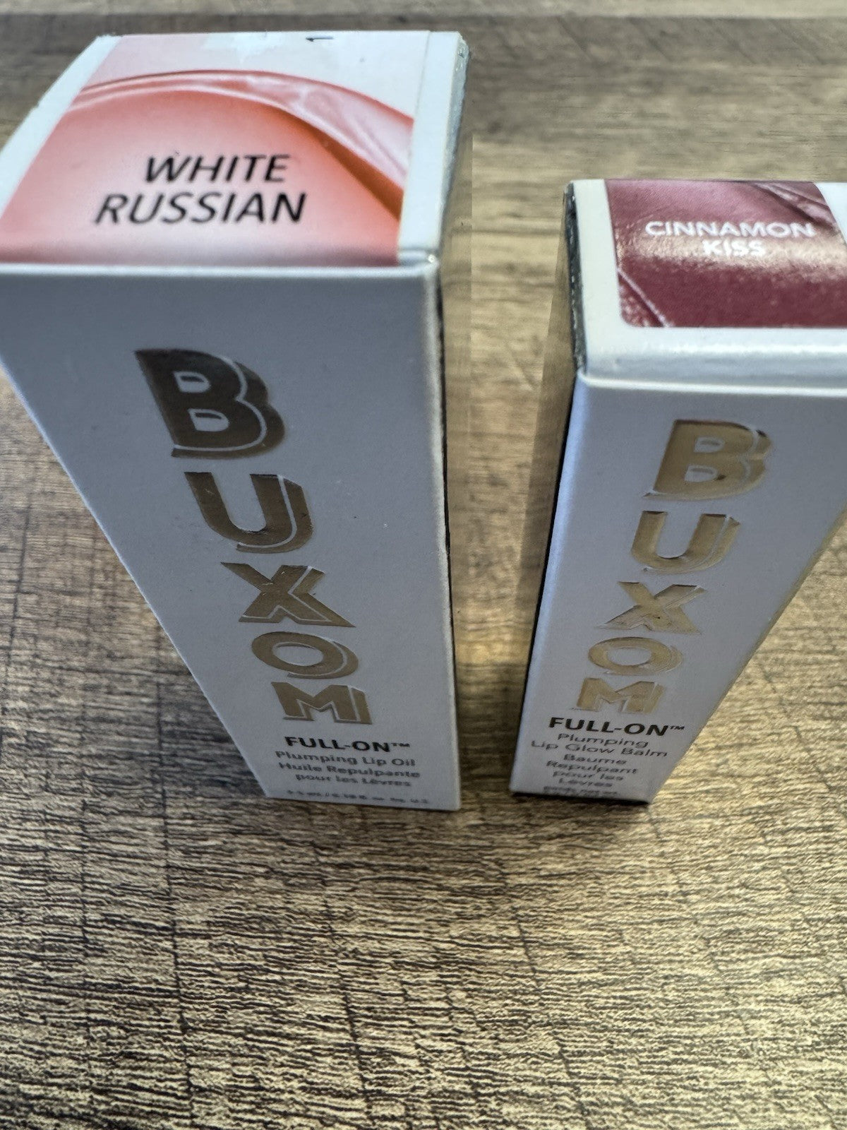 Lip Oil & Balm Set - Plumping Lip Oil White Russian & Glow Balm Cinnamon Kiss 2g