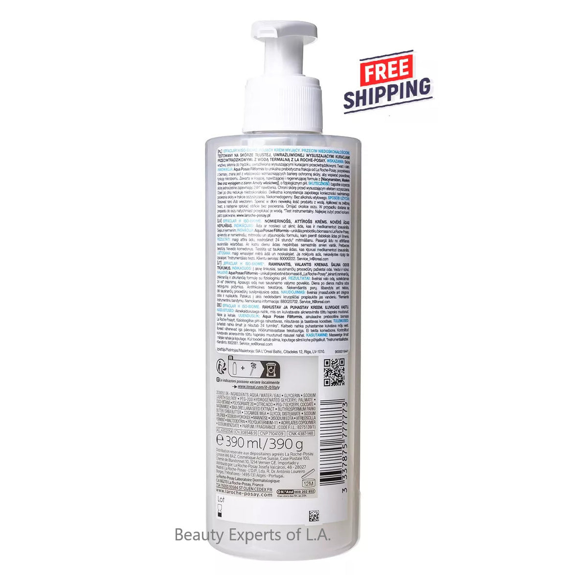 Cleansing Cream for Acne-Prone Skin 390ml - Moisturizing & Soothing