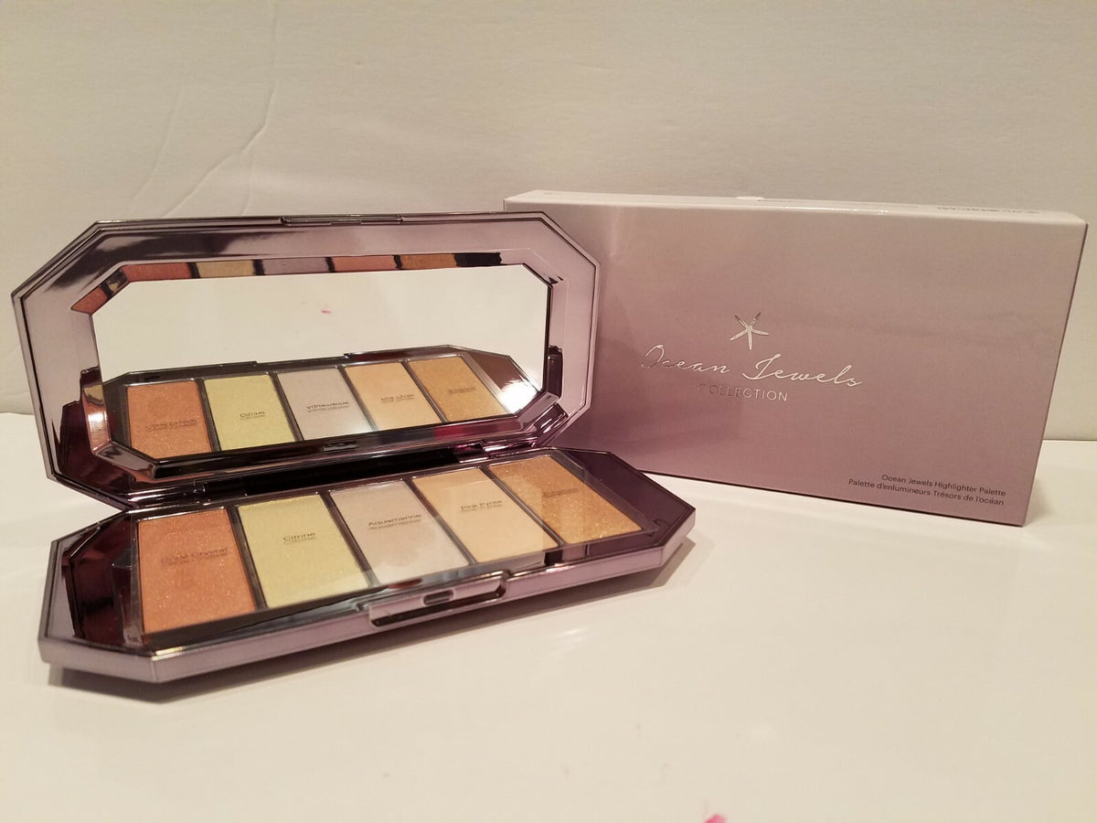 Highlighter Palette with 6 Shimmering Colors - Ocean Jewels Collection