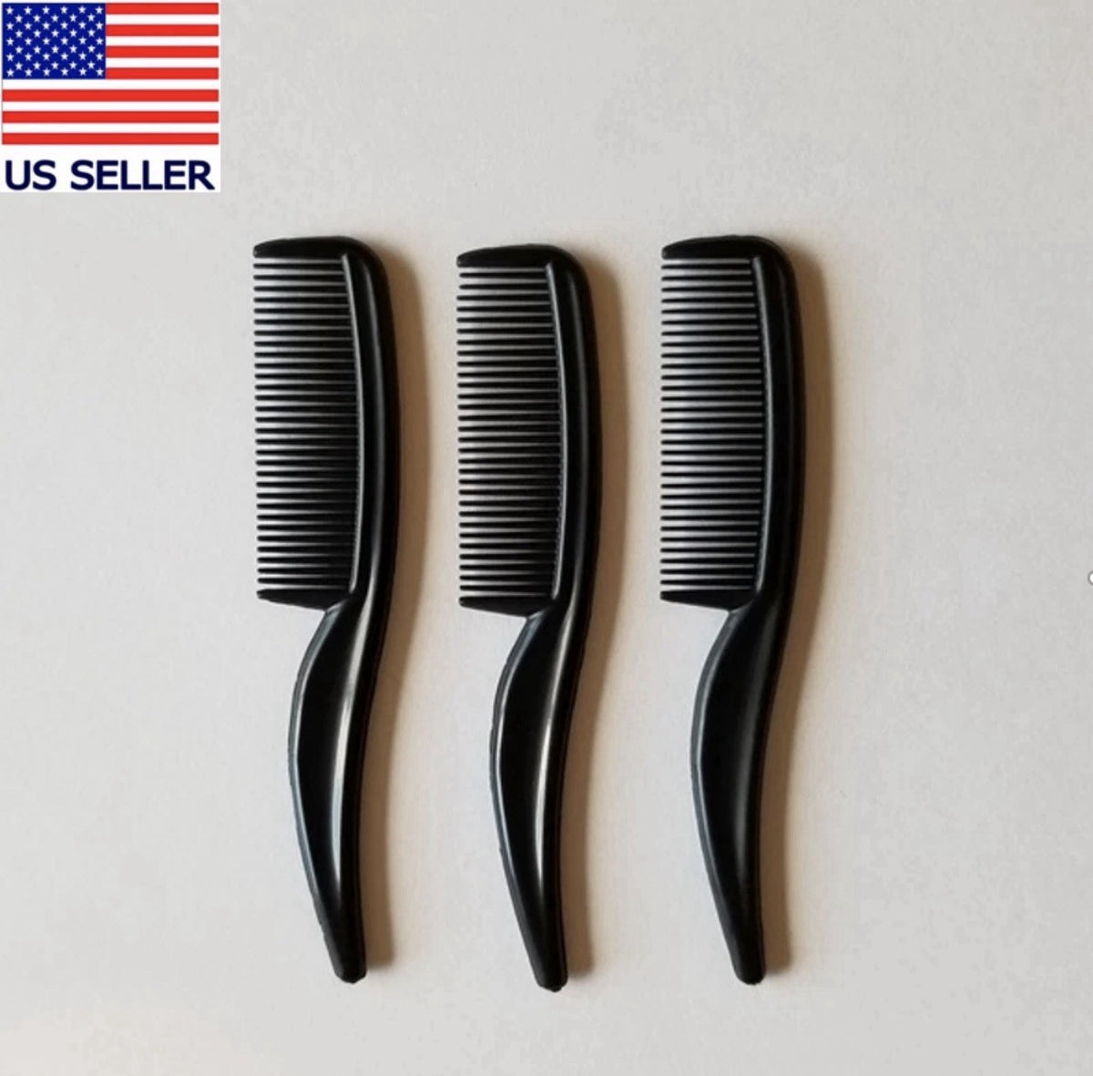 Mini Travel Eyelash & Eyebrow Comb Set for Mustache Beard & Eyebrows - 3 Pieces