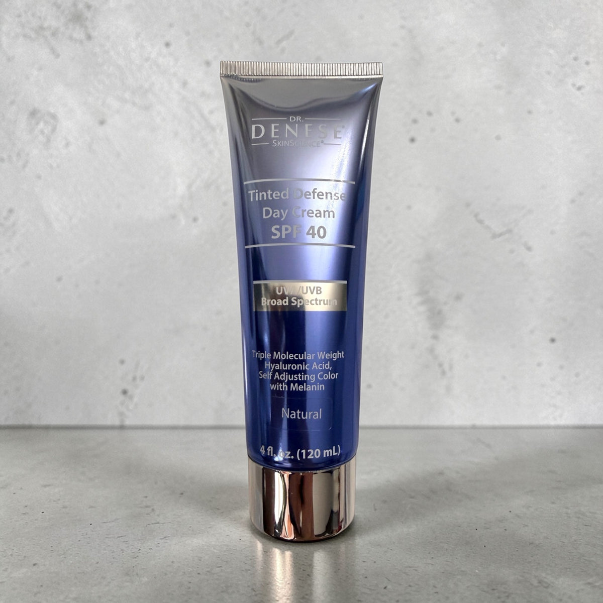 NIB~ Dr Denese NATURAL Tinted Defense SPF 40 Day Cream Broad Spectrum
