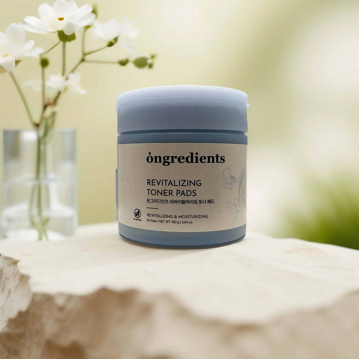 Exfoliating & Balancing Face Toner Pads - 60 Pre-Soaked Pads for Skin Refresh