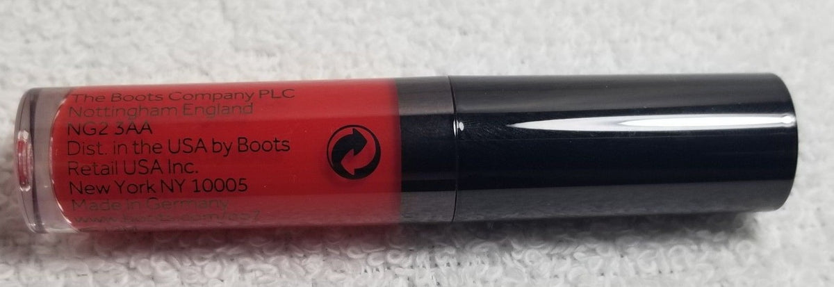 No7 High Shine Lip Gloss Roaring Red Limited Edition Travel Size