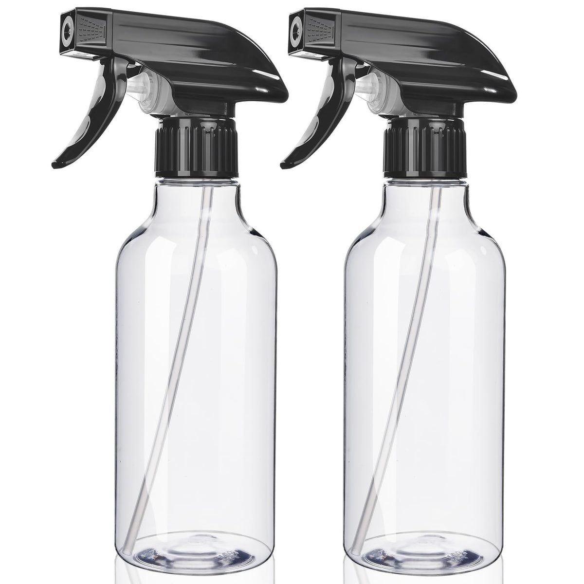 2 Pack 10oz Refillable Spray Bottles for Hair Styling & Household Use