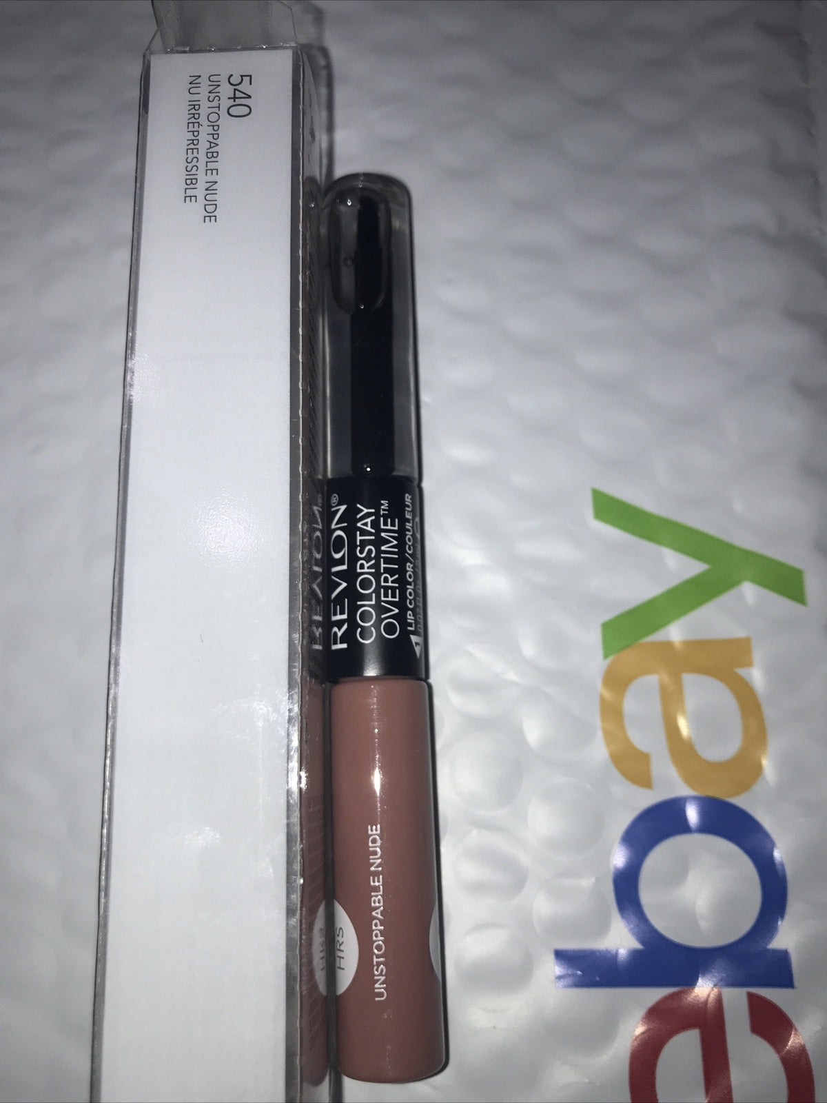 Revlon Colorstay Overtime 16HR Lip Color Unstoppable Nude Top Coat - Vitamin E
