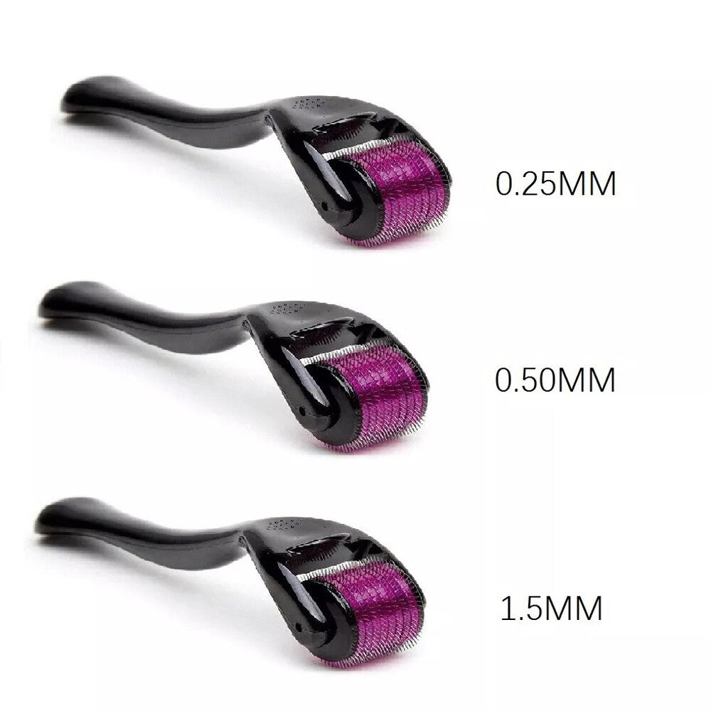 Derma Roller Kit 0.25mm 0.50mm 1.50mm Titanium Microneedle for Face & Scar