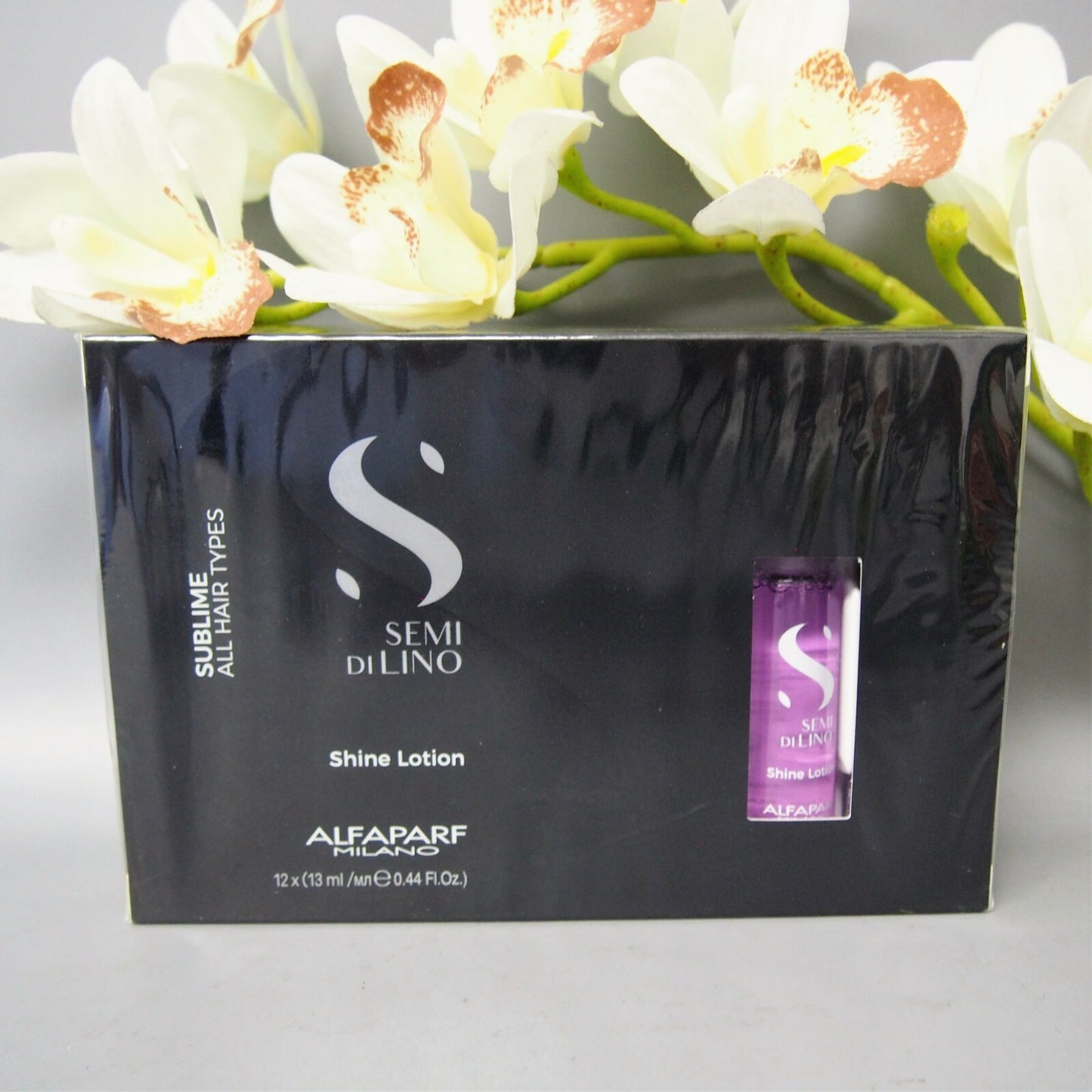 Hair Shine Lotion Vials - Detangling & Softening Hair, 12 Pack
