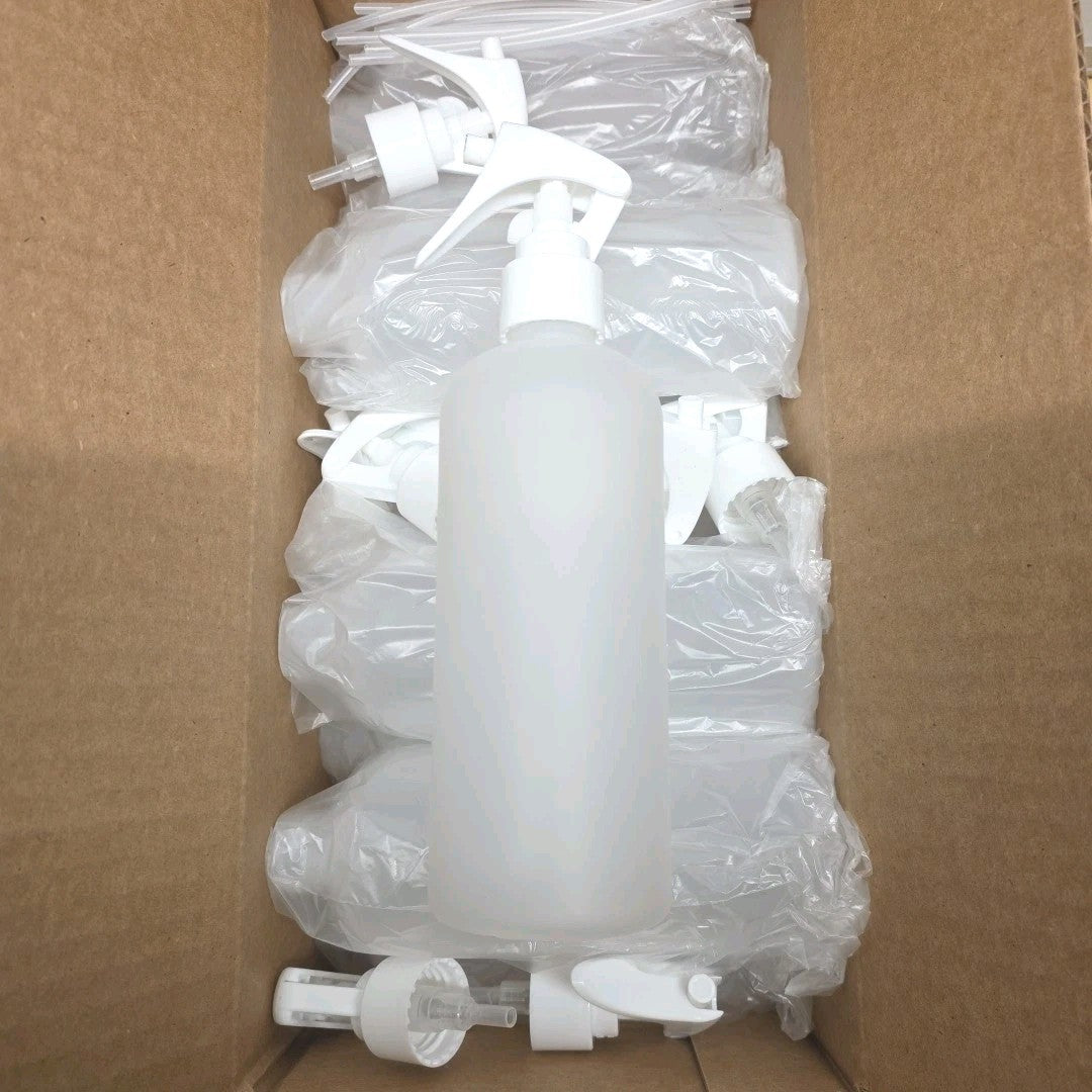 10 Pack Ultra Fine 10 Oz Misting Spray Bottles - Clear with Spray Locks
