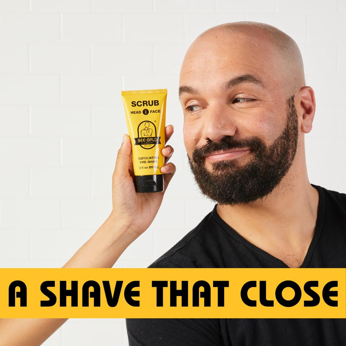 Scalp Exfoliator for Men, Head Pre Shave Scrub, Deep Cleansing Pore