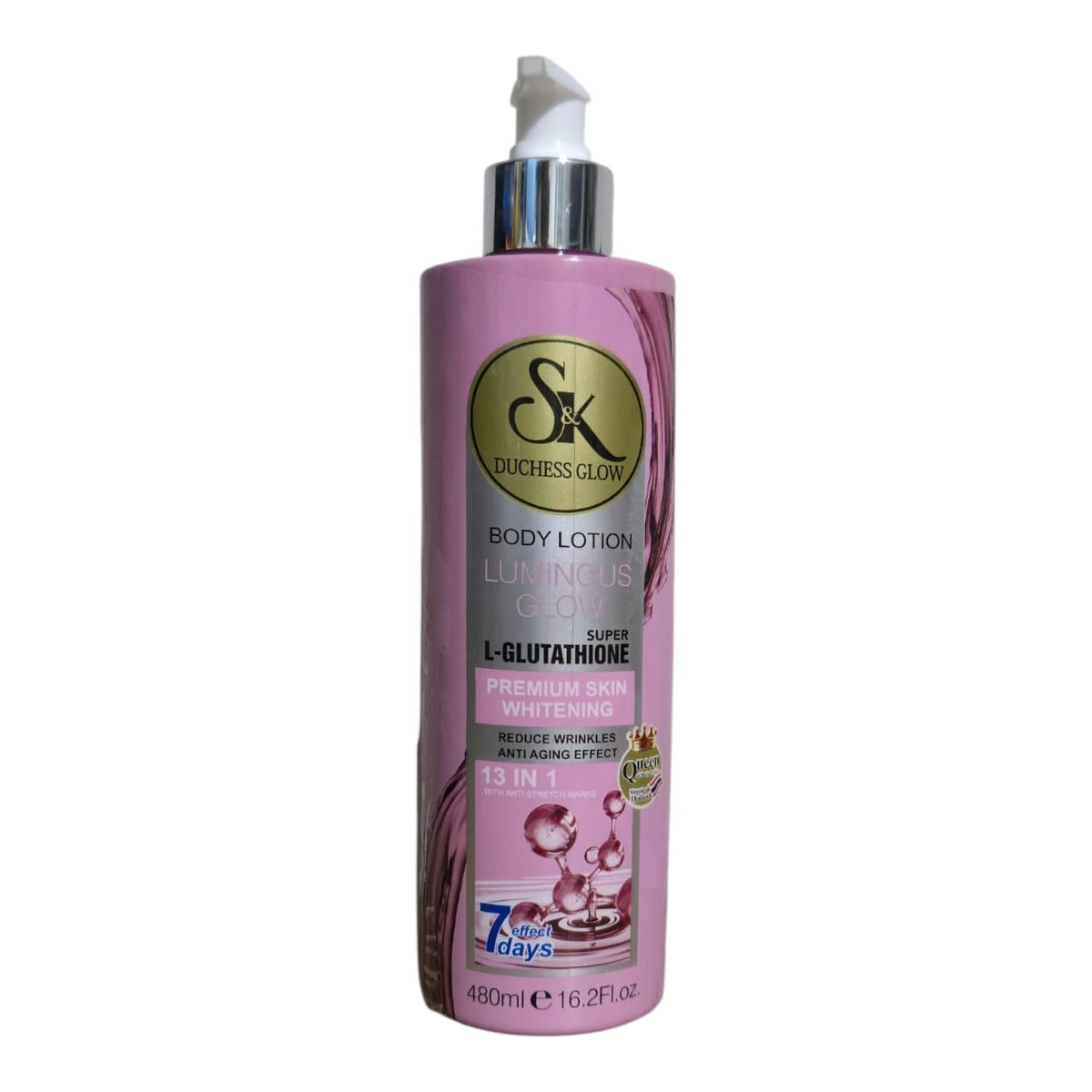 Luminous Body Lotion with Glutathione for Brightening & Hydration - SK Duchess Glow